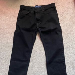 34x29 - arizona flex skinny jeans - black